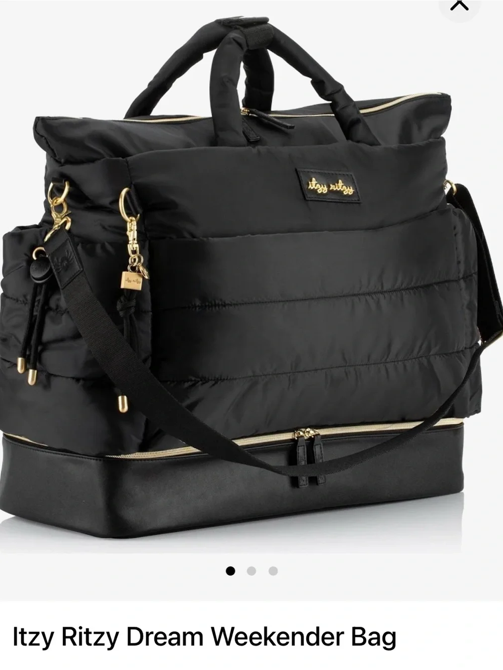 Itzy Ritzy Dream Weekender Bag MAUVE